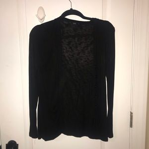 Black cardigan